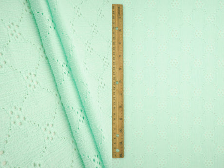 Floral Eyelet Lace Fabric