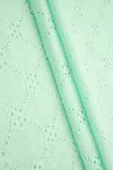 Floral Eyelet Lace Fabric
