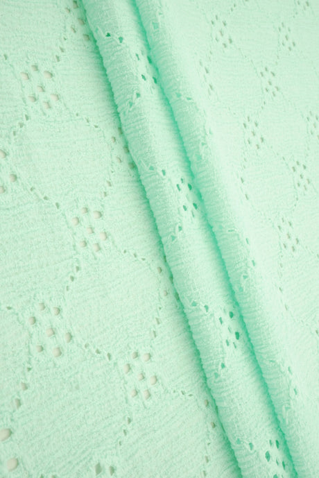 Floral Eyelet Lace Fabric