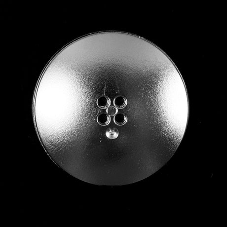 Italian Silver Plated Button - 44L/28mm