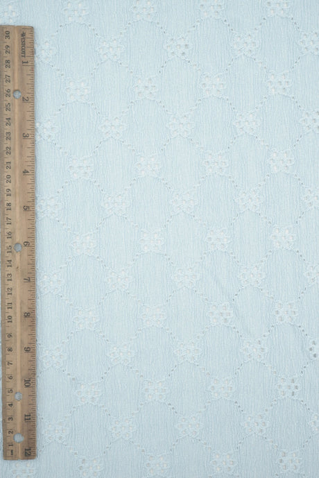 Floral Eyelet Lace Fabric