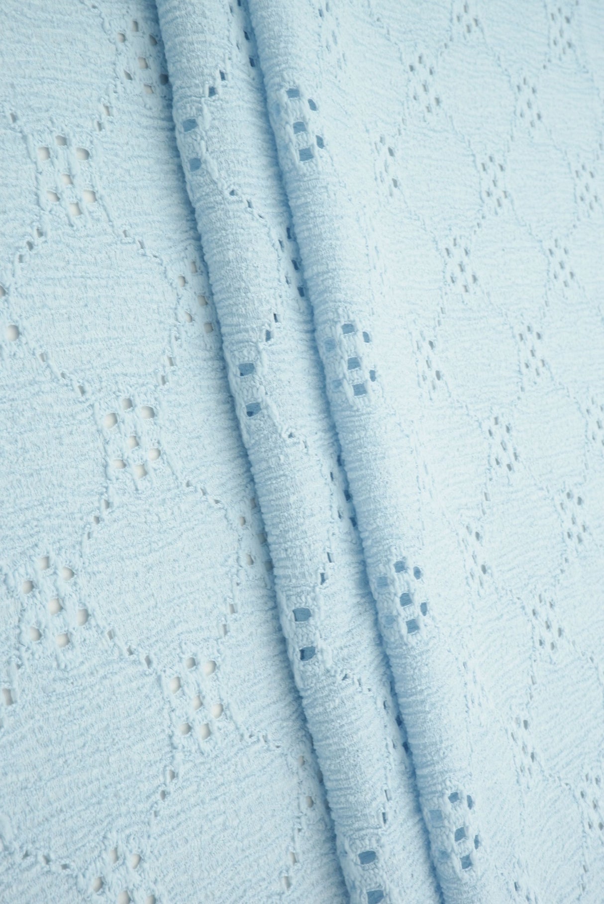 Floral Eyelet Lace Fabric