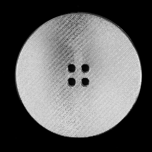 Italian Silver Plated Button - 54L/34mm