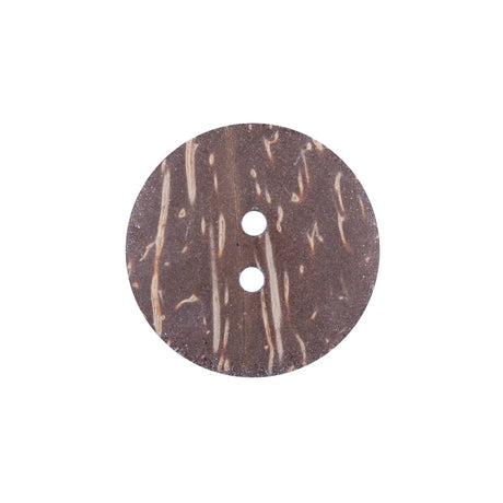 Italian Blue and White Nautical 2-Hole Coconut Button - 32L/20mm