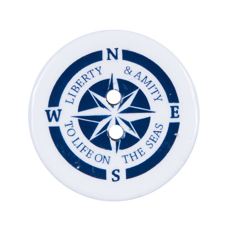 Italian Nautical Coconut Button - 48L/30.5mm