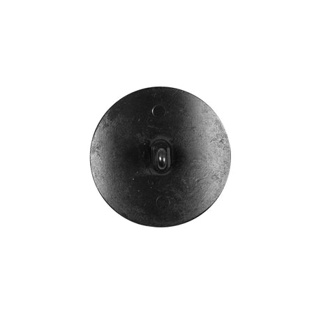 Black Italian Crest Zamac Button - 24L/15mm