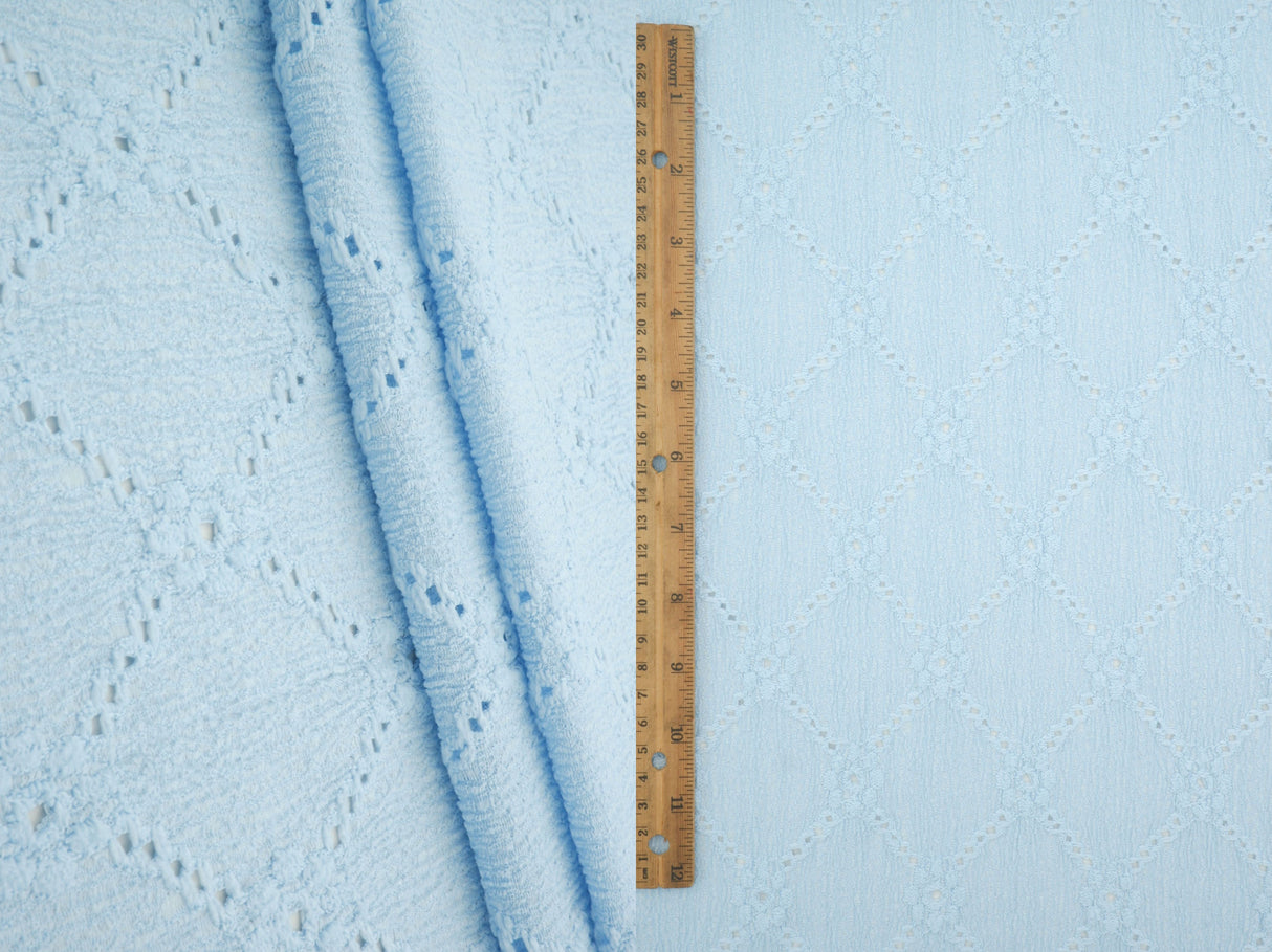 Floral Knit Jacquard Lace