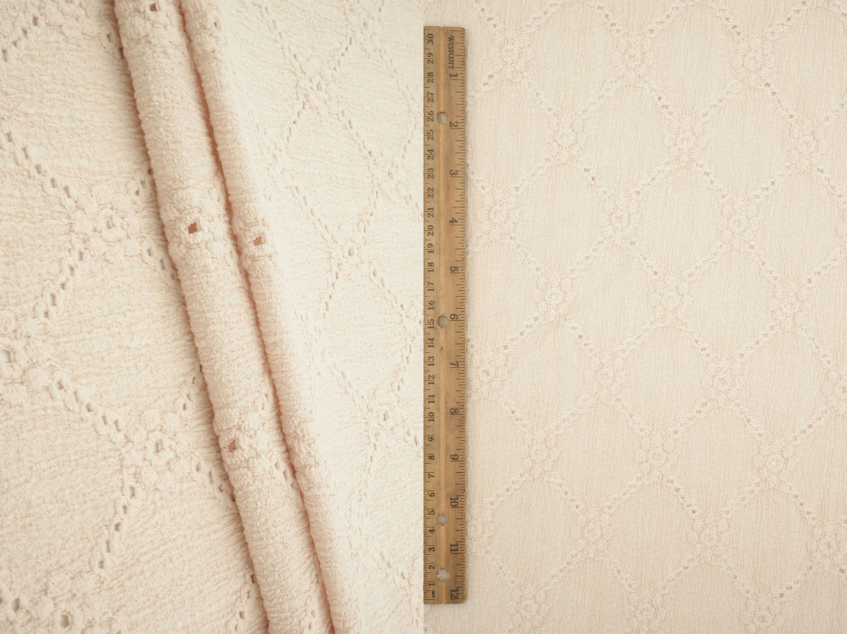 Floral Knit Jacquard Lace