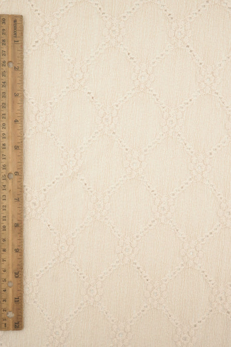 Floral Knit Jacquard Lace