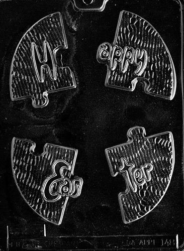 Happy Easter Puzzle Chocolate Mold