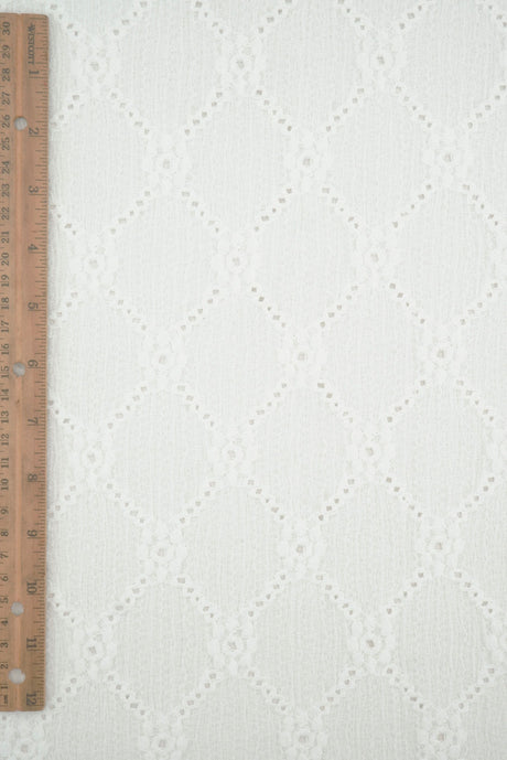 Floral Knit Jacquard Lace