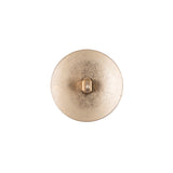 Gold Italian Crest Zamac Button - 24L/15mm