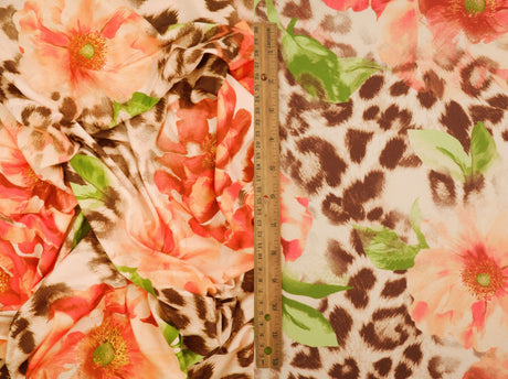 Leopard Floral ITY Knit Print