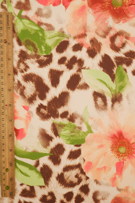 Leopard Floral ITY Knit Print