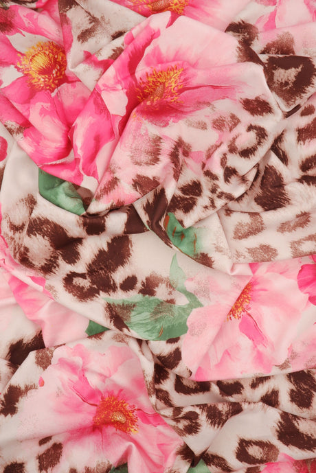 Leopard Floral ITY Knit Print