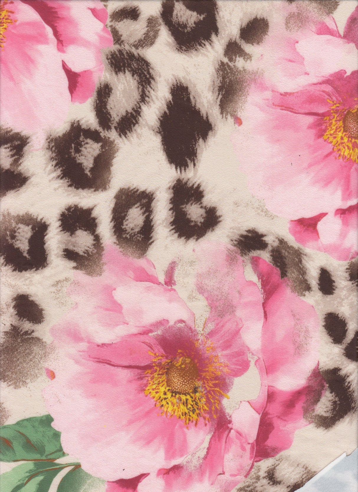 Leopard Floral ITY Knit Print