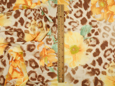 Leopard Floral ITY Knit Print