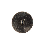 Italian Black and Gold Zamac Button - 32L/20mm