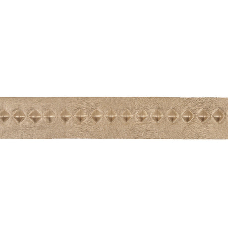 Italian Gold Stud Embossed Faux Leather - 1.75"
