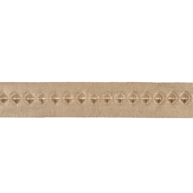 Italian Gold Stud Embossed Faux Leather - 1.75"