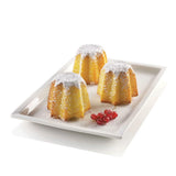 Silikomart Silicone Bakeware Pandoro 5 Oz, 3.15" Dia x 2.44" H., 6 Cavities