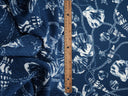 Shell Print Crepe Knit Fabric
