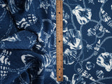 Shell Print Crepe Knit Fabric