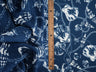 Shell Print Crepe Knit Fabric