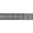 Italian Silver Chain-Link Embossed Faux Leather - 1.75"