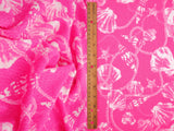 Shell Print Crepe Knit Fabric