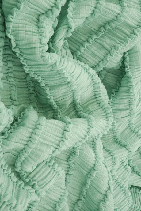 Crinkle Jacquard Knit Fabric