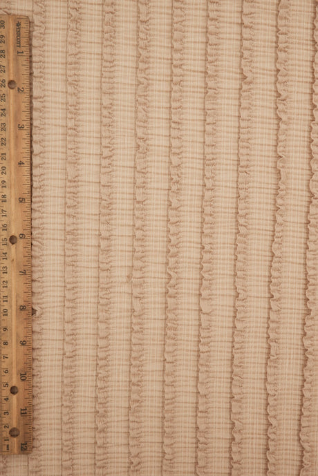 Crinkle Jacquard Knit Fabric