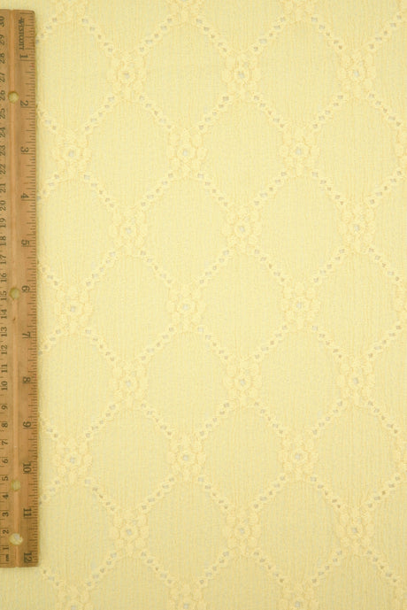 Floral Knit Jacquard Lace