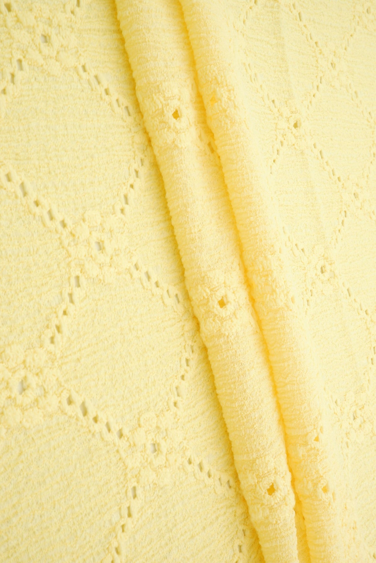 Floral Knit Jacquard Lace