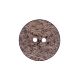 Italian Blue and White Coconut Button - 36L/23mm