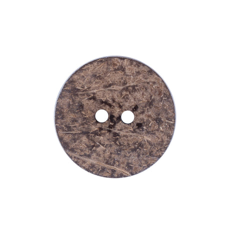 Italian Blue and White Coconut Button - 36L/23mm