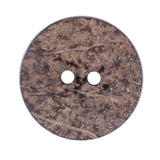 Italian Blue and White Coconut Button - 48L/30.5mm