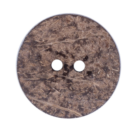 Italian Blue and White Coconut Button - 48L/30.5mm