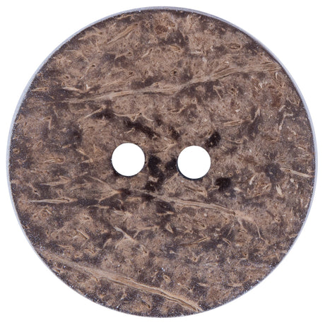 Italian Blue and White Coconut Button - 64L/40.5mm