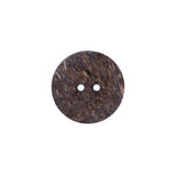 Italian Red, Orange and White Coconut Button - 24L/15mm