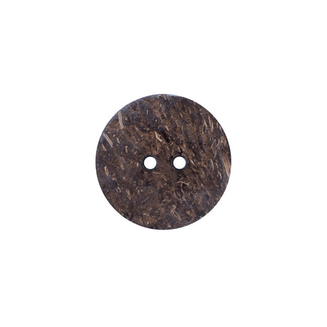 Italian Red, Orange and White Coconut Button - 24L/15mm