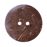 Italian Red, Orange and White Coconut Button - 48L/30.5mm