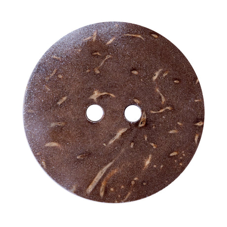 Italian Red, Orange and White Coconut Button - 48L/30.5mm