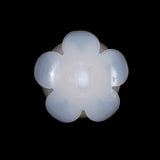 Italian Ivory Floral Shank-Back Button - 40L/25.5mm