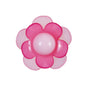 Italian Pink Floral Shank-Back Button - 40L/25.5mm