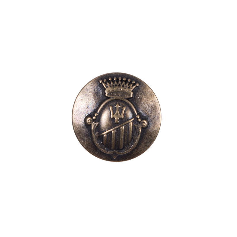 Italian Copper Zamac Button - 24L/15mm