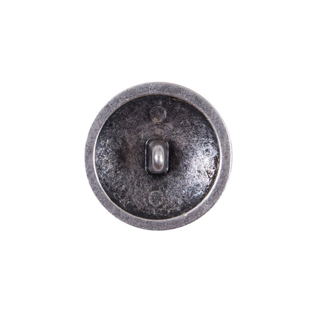 Italian Silver Zamac Button - 32L/20mm