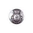 Italian Silver Zamac Button - 32L/20mm
