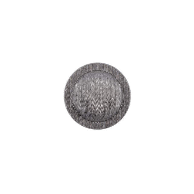 Italian Silver Plated Shank-Back Button - 20L/12.5mm