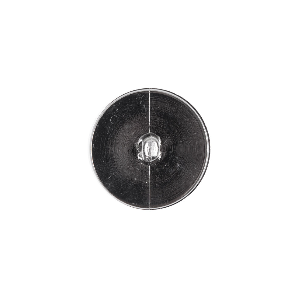 Italian Silver Plated Shank-Back Button - 24L/15mm
